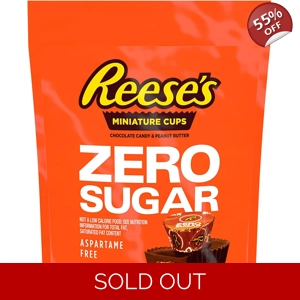 Reese's ZERO SUGAR Peanut Butter Miniature Cups - Minis - 145g Pouch